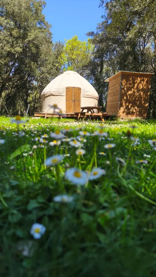 Mietunterkunft - Yourte Ohne Sanitäranlagen - image n°1 - Camping Mille Etoiles