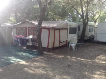 Mietunterkunft - Wohnwagen - Camping Tellina