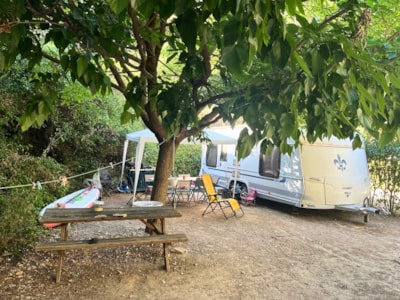 Camping pitch Confort Large Tent/Van/Caravan/Motorhome (electricity included) — 1