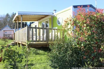 Mietunterkunft - Erable. Mobil Home 4 Pers. 29.20 M², Tv+ Half Covered Terrace - Camping Au Bois Du Cé, PUY DU FOU ®