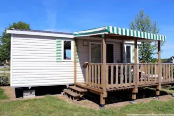 Mietunterkunft - Saule. Mobil Home 4 Pers. 28 M²t, Tv+ Half Covered Terrace - Camping Au Bois Du Cé, PUY DU FOU ®