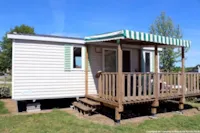 Saule. Mobil Home 4 Pers. 28 M²t, Tv+ Half Covered Terrace