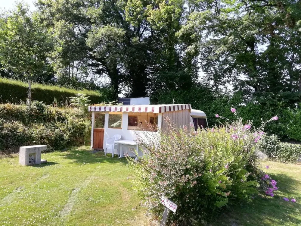Mietunterkunft - Wohnwagen "Bruyère" - Sites et Paysages AU GRÉ DES VENTS