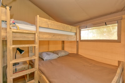 Lodge tent "Camélia" - 2 bedrooms