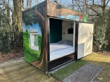Location - Cabane Insolite Confort "Le Garagiste" - 1 Ch. - Sans Sanitaires - Sites et Paysages AU GRÉ DES VENTS