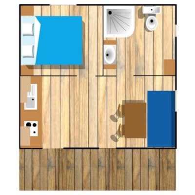 Chalet Eco 1 Room + Terrace — 6
