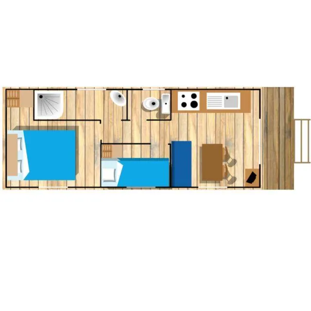 Roulotte 2 Chambres