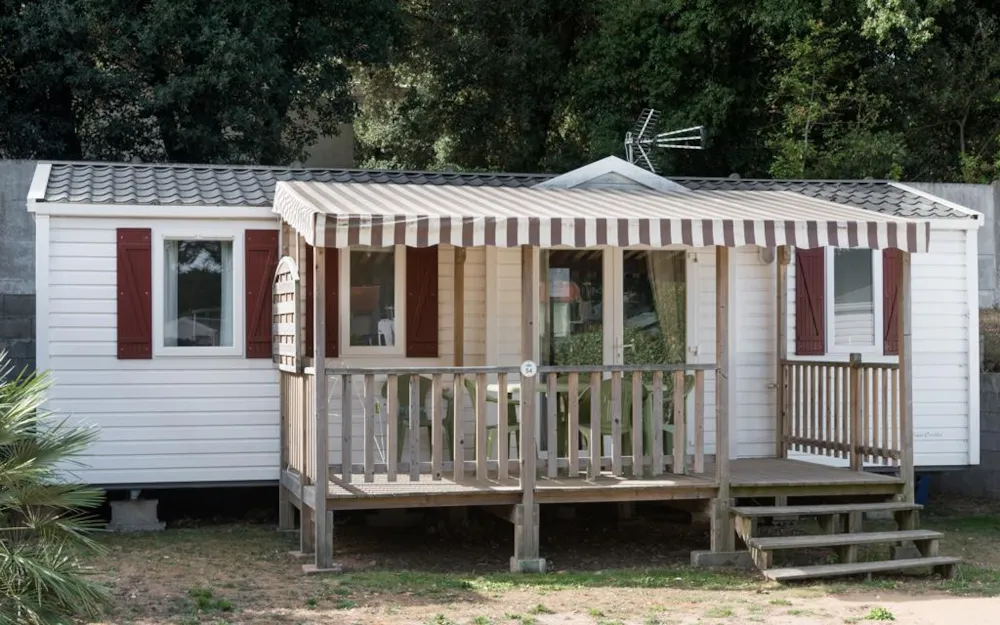 Huuraccommodatie(s) - Stacaravan Eco 3 Slaapkamers + Terras - Camping du Bord de Mer