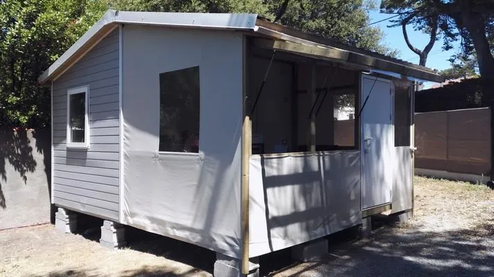 Bungalow Semi-Toilé Ou Bungalow Bois 2 Chambres