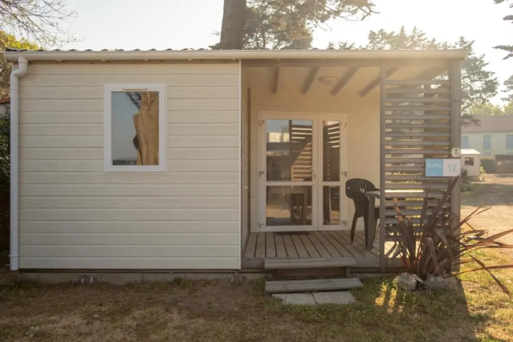 Huuraccommodatie(s) - Chalet Eco 2 Kamers + Terras - Camping du Bord de Mer