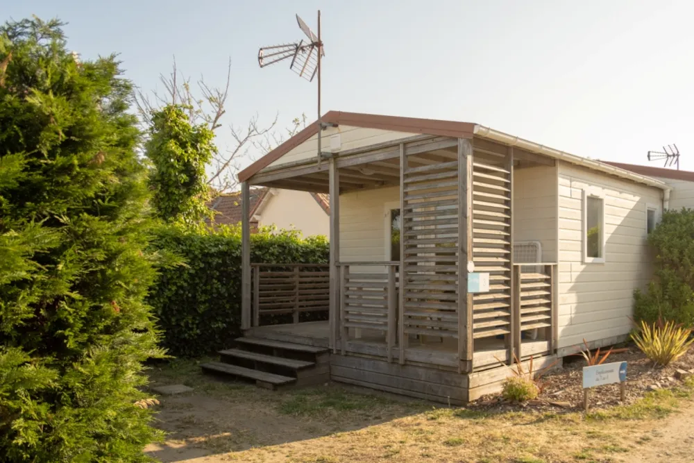 Huuraccommodatie(s) - Chalet Eco 1 Kamer + Terras - Camping du Bord de Mer