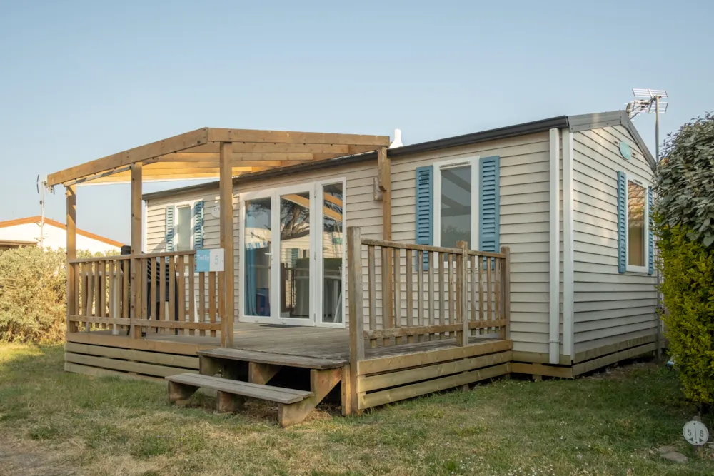 Huuraccommodatie(s) - Stacaravan Eco 2 Slaapkamers Terras - Camping du Bord de Mer