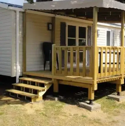 Huuraccommodatie(s) - Stacaravan Confort 3 Slaapkamers - Camping du Bord de Mer