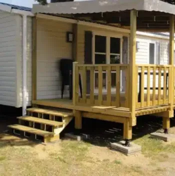 Mietunterkunft - Mobilheim Confort 3 Zimmer Komfort - Camping du Bord de Mer