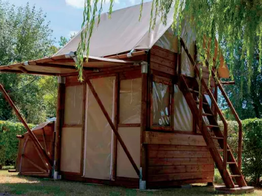 Huuraccommodatie(s) - Bungalowtent Eco 1 Kamer - Camping du Bord de Mer