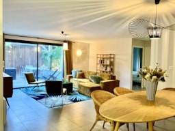 Appartement Premium 63M² 2 Chambres + Accès Spa + Draps + Serviettes + Terrasse +Tv+Lv