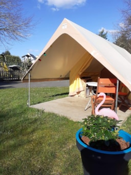 Accommodation - Tente Rando Équipée - Camping Le Domaine des Jonquilles