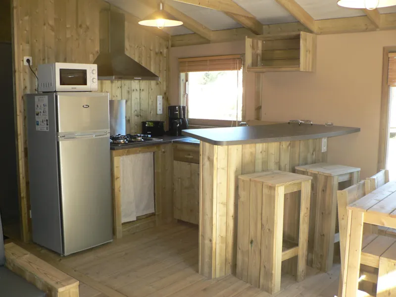 Chalet Lodge Premium Tv 43M² - 2 Chambres + Terrasse Couverte