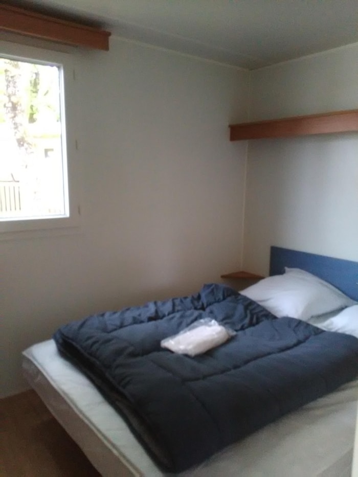 Mobil Home Confort 26M² - 2 Chambres + Terrasse Semi Couverte
