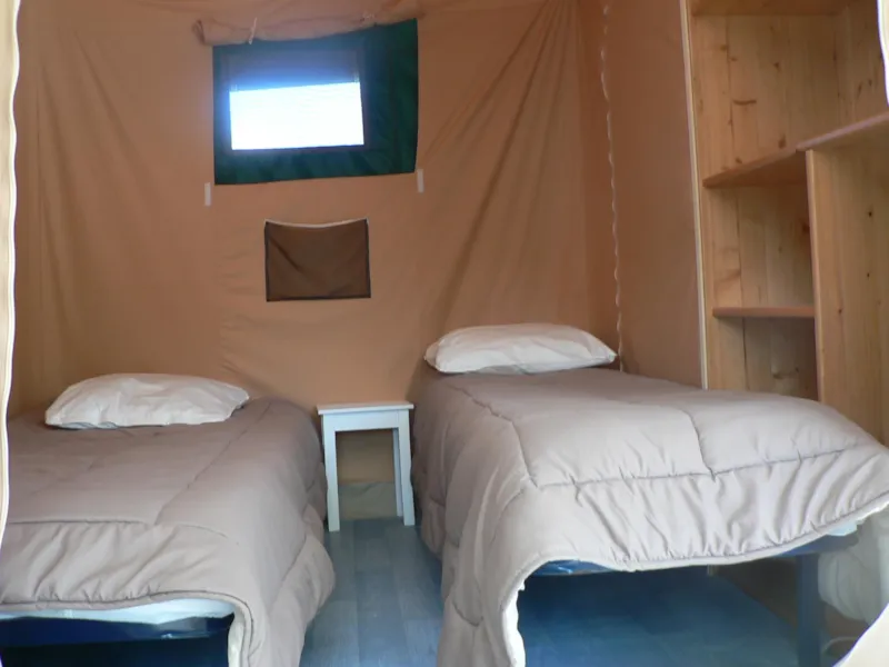 Tente Toilée Bengali 18M² + 2 Chambres - Sans Sanitaires