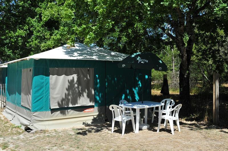 Location - Tente Toilée Bengali 18M² + 2 Chambres - Sans Sanitaires - Camping Le Tastesoule