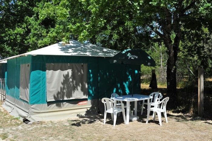 Tente Toilée Bengali 18M² + 2 Chambres - Sans Sanitaires