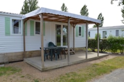Huuraccommodatie(s) - Mobil Home Quistinic - 32M² - 3 Slaapkamers - - Camping Des Peupliers