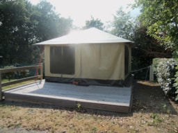 Huuraccommodatie(s) - Lodge Mayotte - Zonder Sanitair - - Camping Des Peupliers