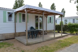 Huuraccommodatie(s) - Mobil Home Quistinic Confort - 32M² - 3 Slaapkamers - - Camping Des Peupliers