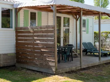 Mietunterkunft - Mobil-Home Confort 3 Schlafzimmer - Camping Domaine du Morbihan (Ex Peupliers)