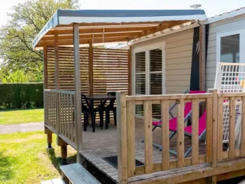 Mietunterkunft - Mobil-Home Confort 2 Schlafzimmer - Camping Domaine du Morbihan