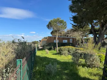 Mietunterkunft - Le Platin - Karlotte Meerblick Premium - 3 Schlafzimmer -Terrasse -Tv -Clim -Plancha -Mit Sanitäranlagen - - Flower Camping  Village Platin-Redoute