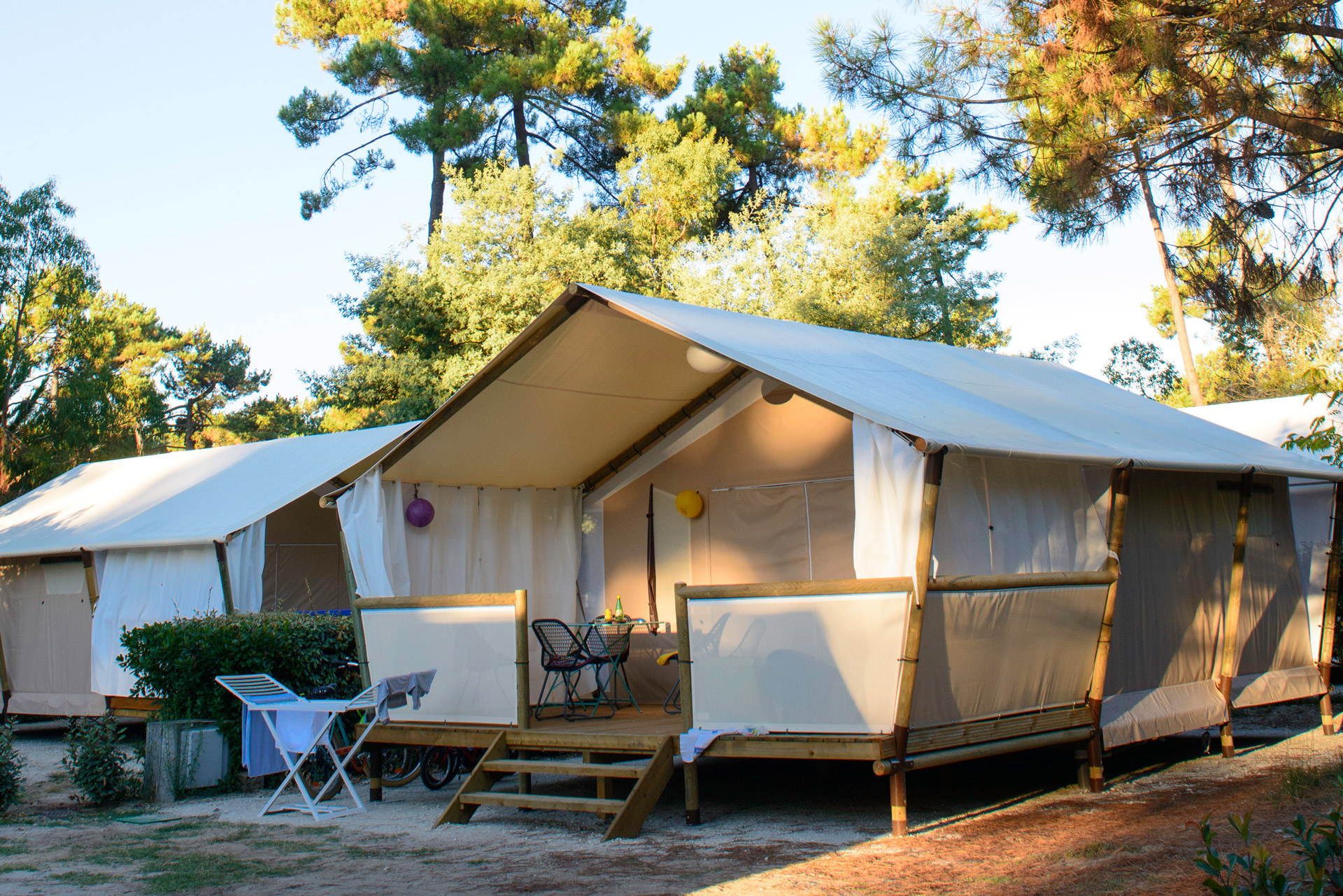 Location - Lodge Maasaï Standard /D - Camping Campéole Médoc Plage