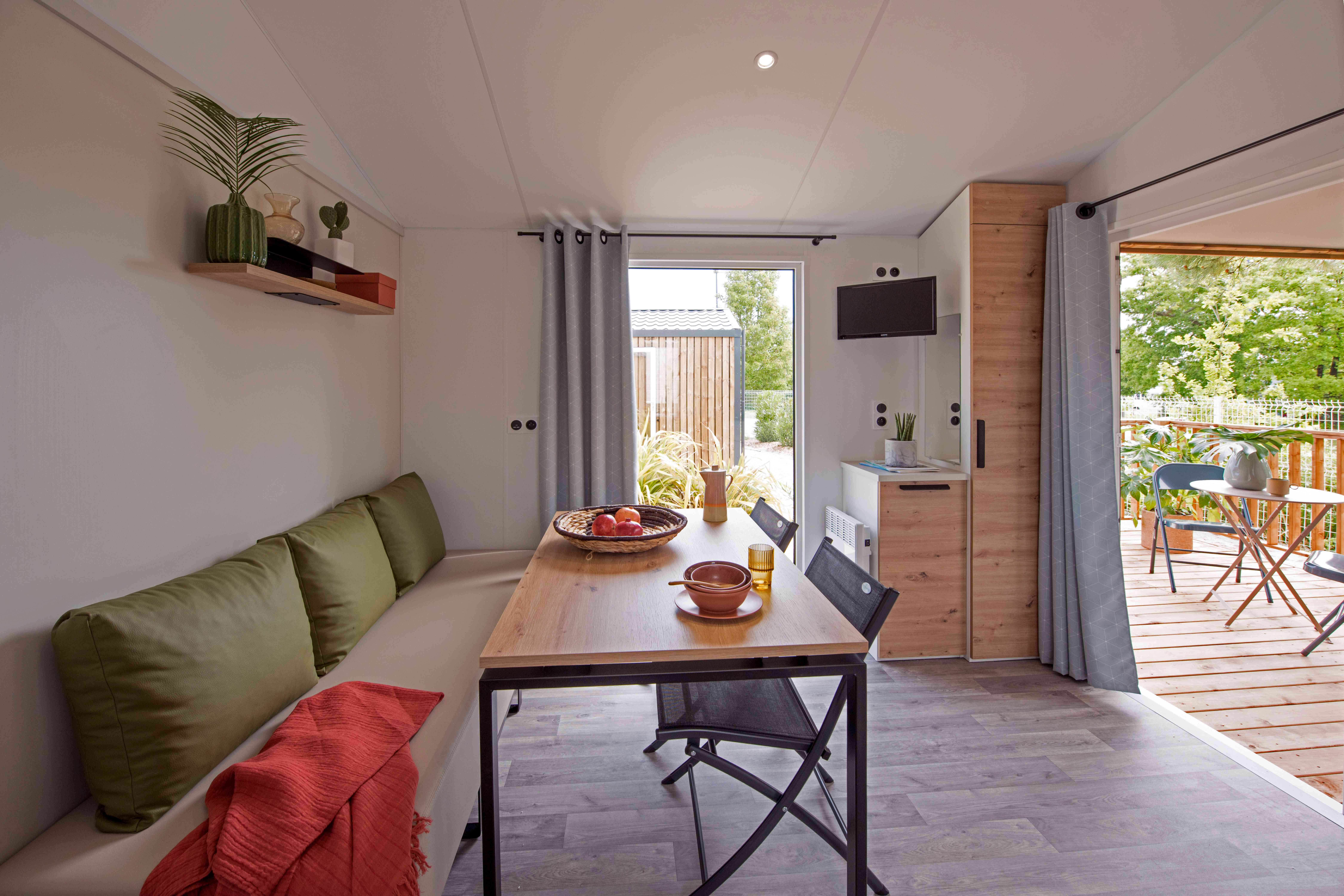 Location - Cottage Malaga Grand Confort Plus /S - Camping Campéole Médoc Plage
