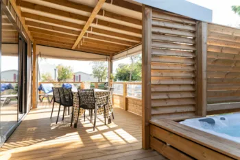 Mietunterkunft - Otello Sabia Signature & Spa - Fußgangerzone / S - Camping Campéole Médoc Plage