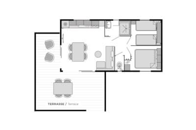 Cottage Hélios COMFORT air-conditioned - Pine Side / S — 10