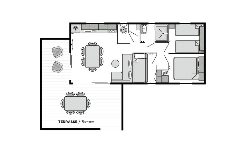 Cottage Hélios Confort Climatisé - Côte Pinède / S