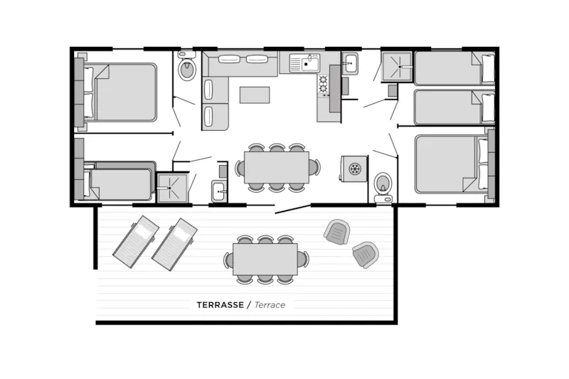 Cottage Tribu Confort Climatisé / S