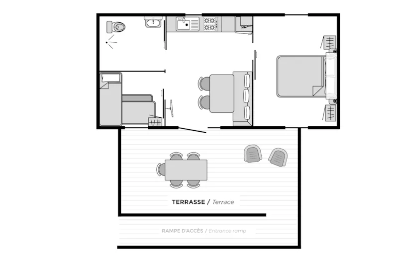 Cottage Access' Pmr Confort Climatisé / D