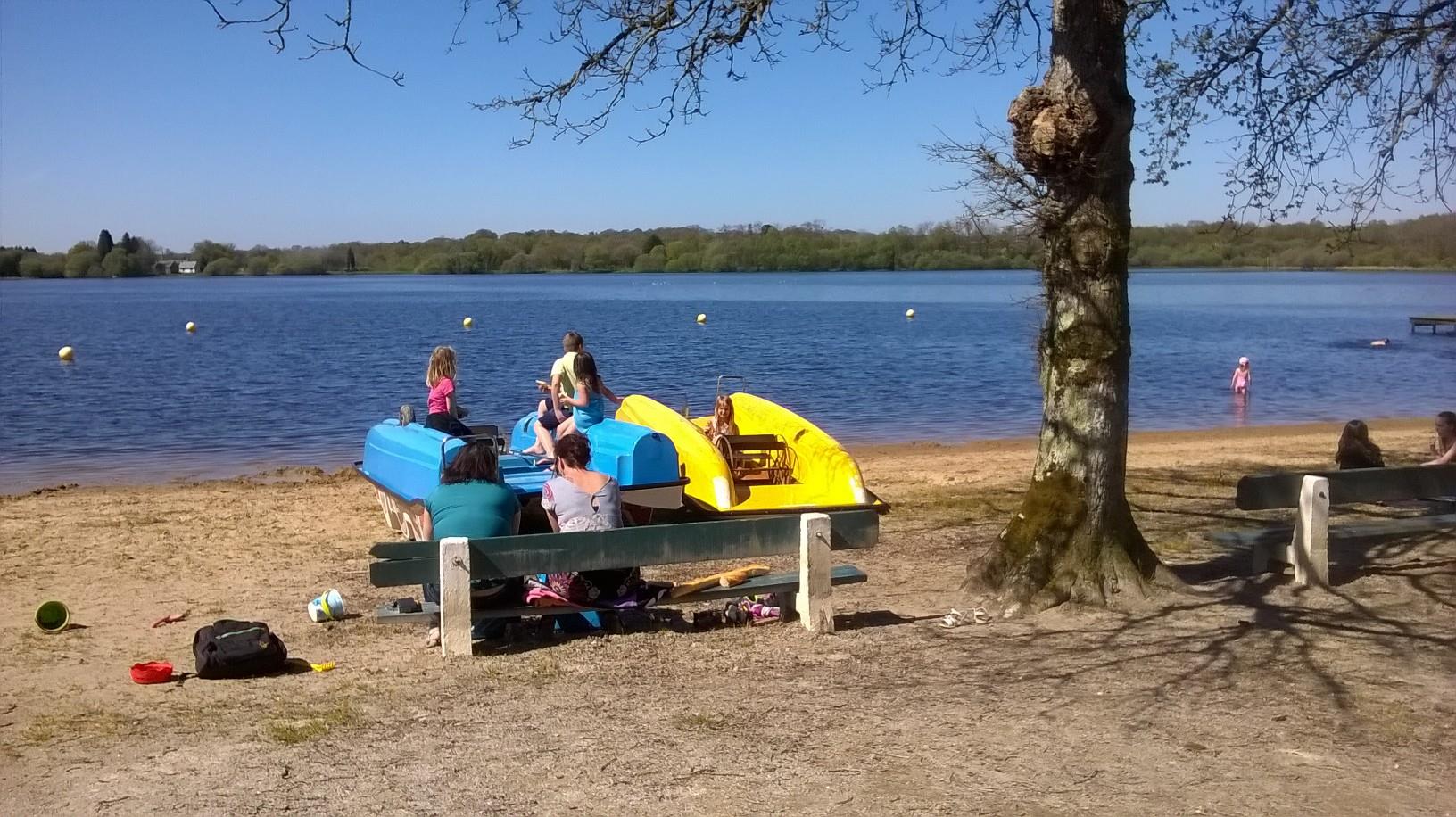 Baignade Camping Le Lac O Fées Ecologique - Priziac - Kalon Breizh
