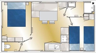 MORGANE - ANA or CASSANDRE Mobile home Confort 31m² - 2 bedrooms — 6