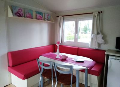 Accommodation - Caelia Melusine Mobile Home Confort 31M² - 2 Bedrooms - Camping le Lac O Fées Ecologique
