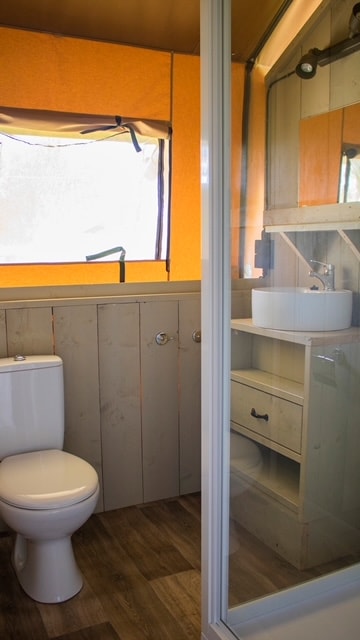 ESTRELLA or PARADIS Extra Comfort Lodge Nomad 35m2+ terrace - 6 persons — 6