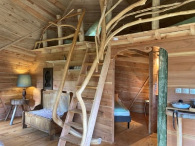 L'ALCHIMISTE géodésique confortable caban 38m2 - 4 persons — 2