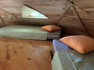 L'ALCHIMISTE géodésique confortable caban 38m2 - 4 persons — 3