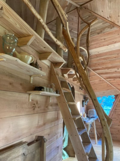 L'ALCHIMISTE géodésique confortable caban 38m2 - 4 persons — 5
