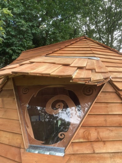 L'ALCHIMISTE géodésique confortable caban 38m2 - 4 persons — 8
