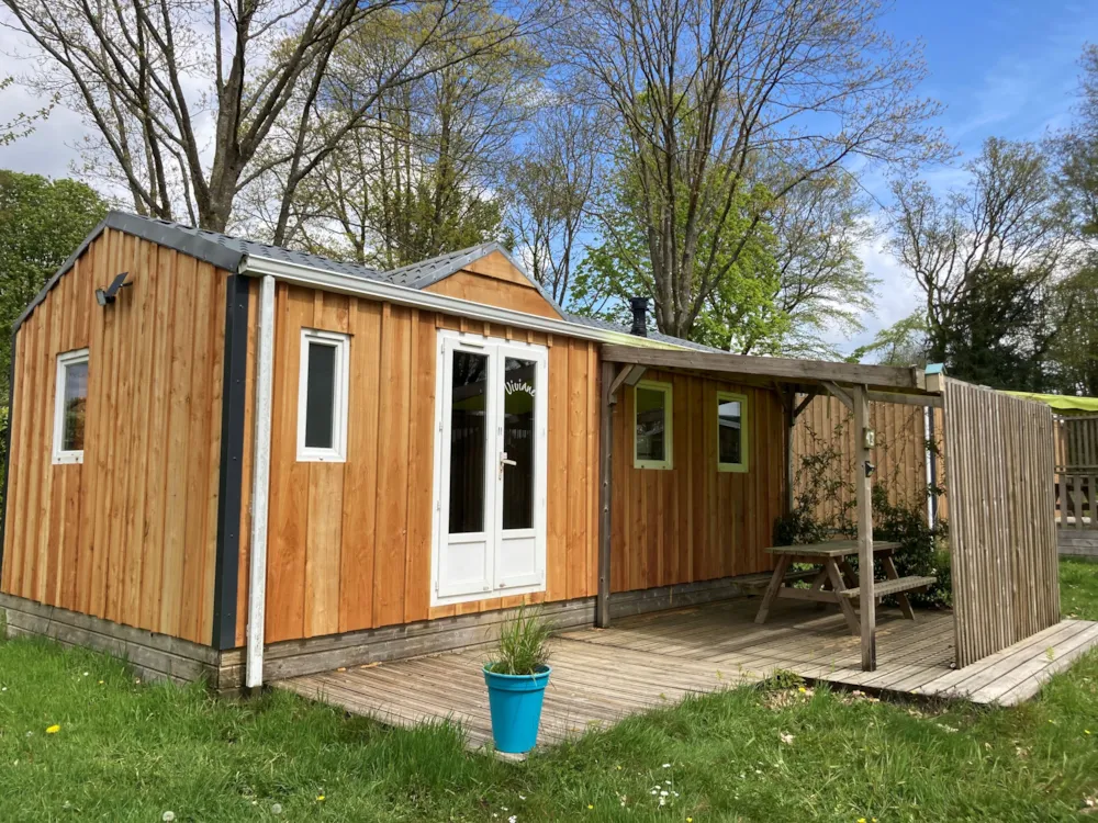 Location - Viviane Mobilhome Confort 31M2 1Chambre + Salon - Camping Ecologique le Lac O Fées