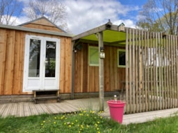 Accommodation - Caelia Melusine Mobile Home Confort 31M² - 2 Bedrooms - Camping Ecologique le Lac O Fées