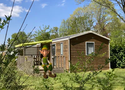 Location - Troll Ou Farfadet - Mobil-Home Confort 36M² - 3 Chambres Sur Parcelle >100M2- 6 Pers - Camping Ecologique le Lac O Fées